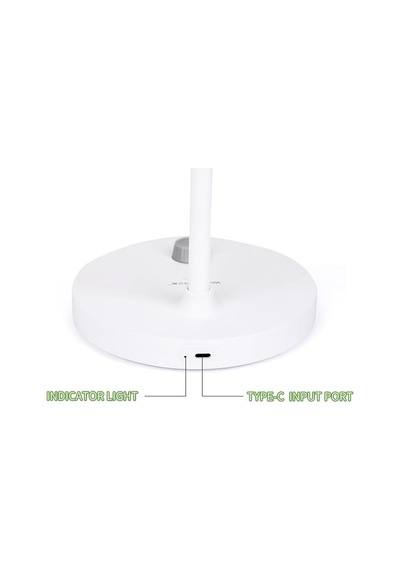 Dimmerli Led Ayarlanabilir Kablosuz Type-c Şarjlı Masa Lambası Çalışma Lambası Diğer