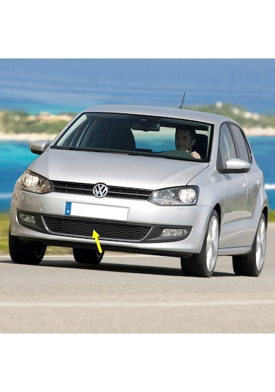 Vw Polo 10-14 Ön Tampon Orta Izgarası Kromlu 6r0853671 6r0853677a