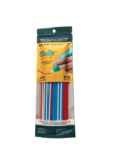 Start+ Eco Pla Stars & Stripes 3d Kalem İçin 75 Çubuk Filament - 3ds-eco-mıx1-75 Stars & Stripes