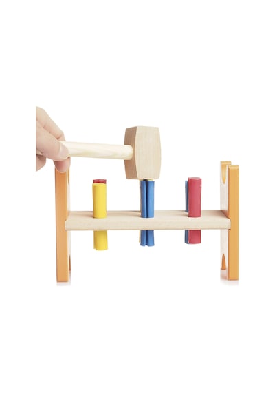 Baby Toys Ahşap Bebek Çak Tak Oyunu