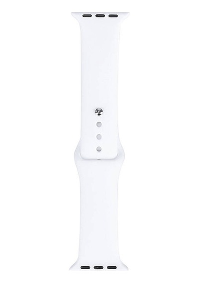 Watch 7 45mm Band Serisi Klasik Kordon Silikon Strap Kayış-beyaz