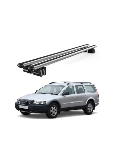 Pençe Volvo Xc70 Ara Atkı 1998-2007 Uyumlu Gri Ara Atkı Port Bagaj Tavan Barı