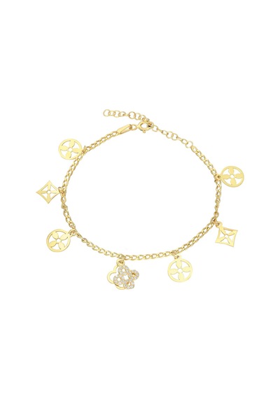 Charm Bileklik 718516 Gold Gümüş