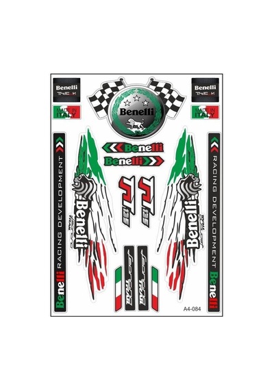 A4 Sticker 084 Tek Paket Çoklu Sticker Standart