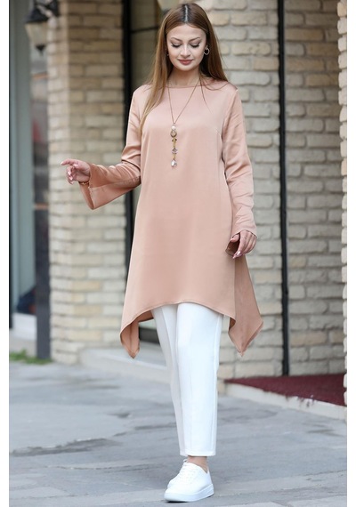 Esilanur Armin Tesettür Tunik Camel Camel