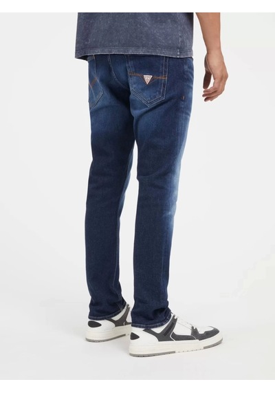 Guess Erkek Denim Skinny Fit Jeans Lacivert