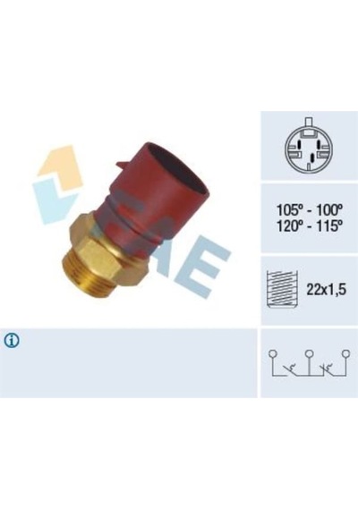 FAE 38040 Fan Müşürü Klima 3 Fişli Tanım Wm Astra F Corsa B Vectra A Omega B 93-