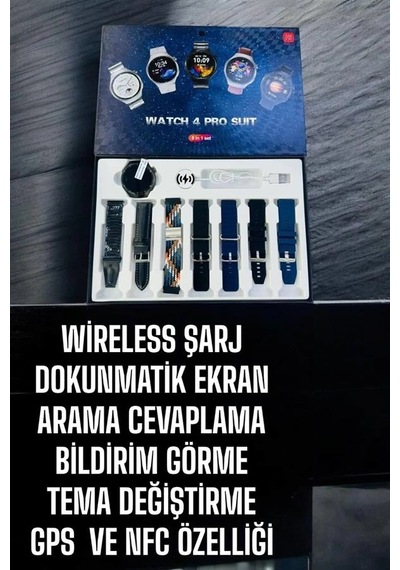 Mey İthalat Yeni Model Akıllı Saat Bluetooth Bağlantılı Nfc Ve Gps Uyumlu