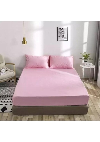 Özlü Fitted Lastikli Tek Kişilik Çarşaf Seti (100x200)-Pudra
