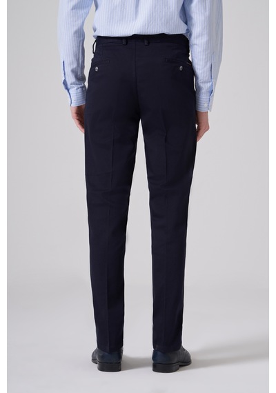 Morven Erkek Lacivert Pamuk Trend Dynamic Fit Chino Pantolon 26ms003020200 Lacivert