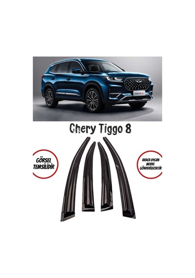 Chery Tiggo 8 Cam Rüzgarlığı 4-lü Takım