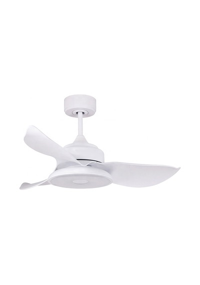 Alsanfan Melodi Beyaz Bluetooth Hoparlör RGB LED Aydınlatmalı Tavan Vantilatörü 91CM