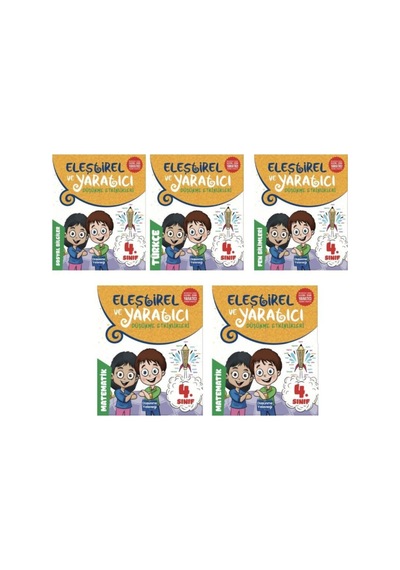 Düşünme Yeteneği 4.sınıf Eleştirel Ve Yaratıcı 5"li Set