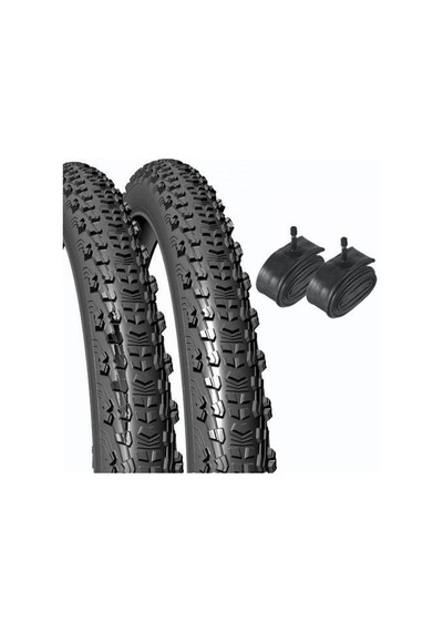 2 Adet - Mtb - Vitesli Bisiklet İç Ve Dış Lastik 26 Jant - 26x195
