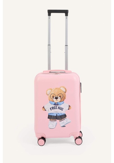 Defacto Unisex Sert Kapaklı Çekçekli Küçük Valiz H2440axnspn653 Pembe-pn653