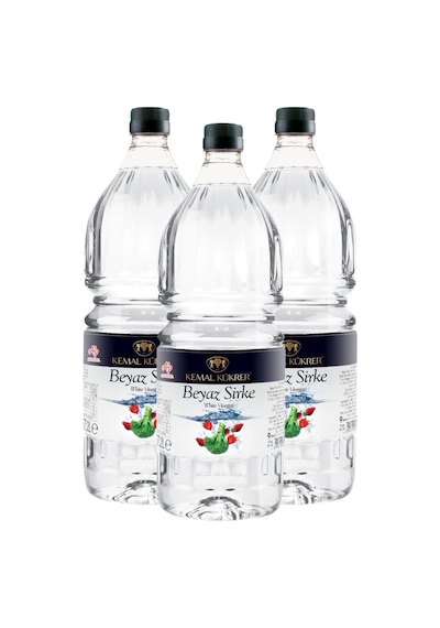 Kemal Kükrer Kalsik Beyaz Sirke 3 x 2 L