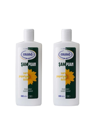 Ersağ Sarı Papatya Özlü Şampuan 2 x 300 ML
