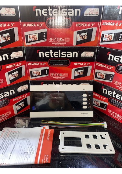 Netelsan Alvara 4 3 '' Görüntülü Şube Diafon