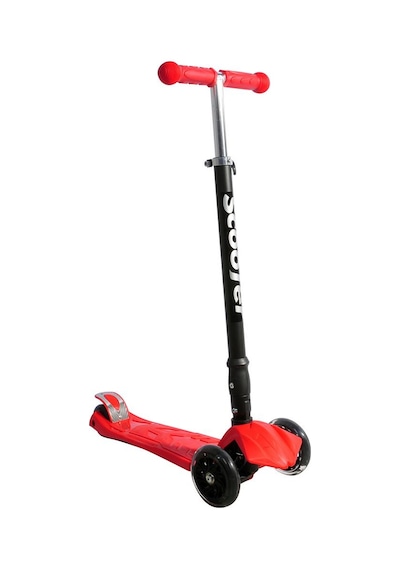 Xslide Işıklı Tekerlekli Scooter-KIRMIZI