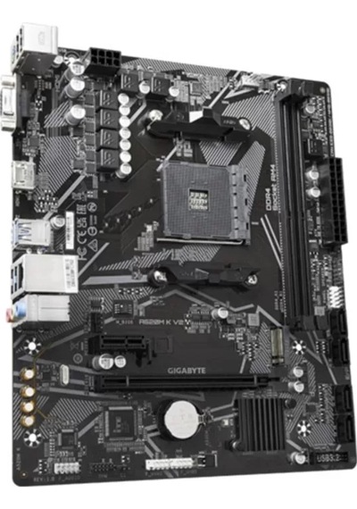 Gıgabyte A520m-k V2 Ddr4 5100mhz 1xvga 1xhdmı 1xm.2 Usb 3.2 Matx Am4 Amd Am4 5000/4000 /3000 Serisi