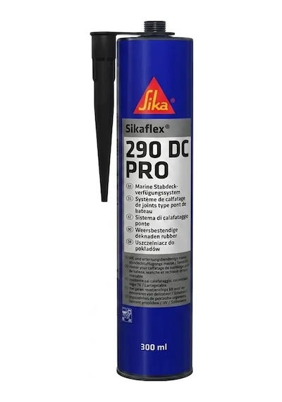 Sikaflex - 290 Dc Pro Kartuş Siyah 300 Ml : Geleneksel Ahşap Güverteler İçin Profesyonel Armuz Dolgu Macunu Diğer