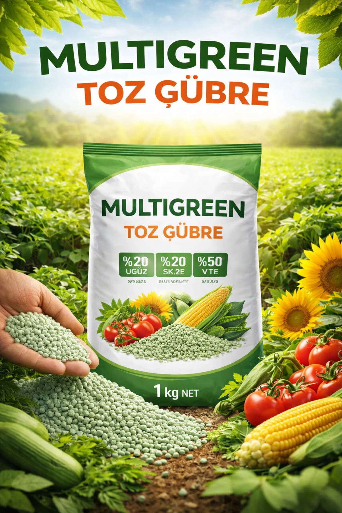 Multigreen Toz Gübre 1 kg