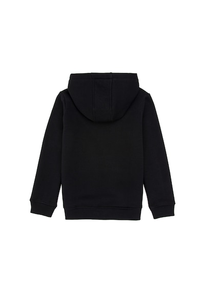 U.S. Polo Assn. Kız Çocuk Siyah Kapüşonlu Şardonlu Basic Sweatshirt 50314311-VR046