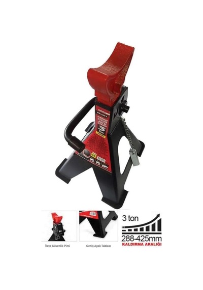 Ayrex D12010003 3 Ton Araç Altı Sehpa Kriko Standı 1 Çift