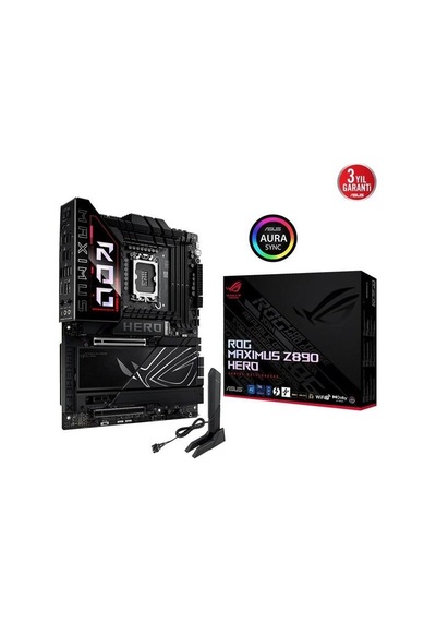Asus Rog Maxımus Z890 Hero Wıfı7 Ddr5 Hdmı-usbc Pcıe 5.0 1851p Atx