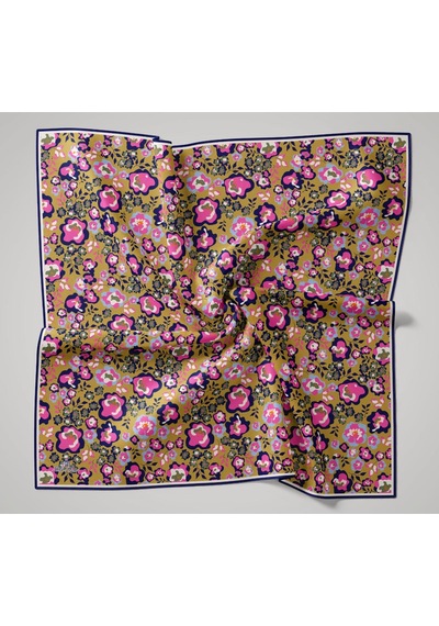 Silk Home Soft Eşarp 73090-23 Koyu Mor, Pembe, Yanık Sarı, Yeşil, Bebe Mavi