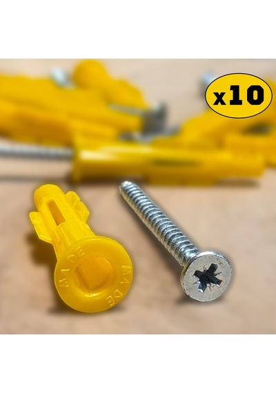 Tr Dübel Ve Vida Seti, Dübel 8x50 Mm Vida 5x60 Mm 10'lu Set