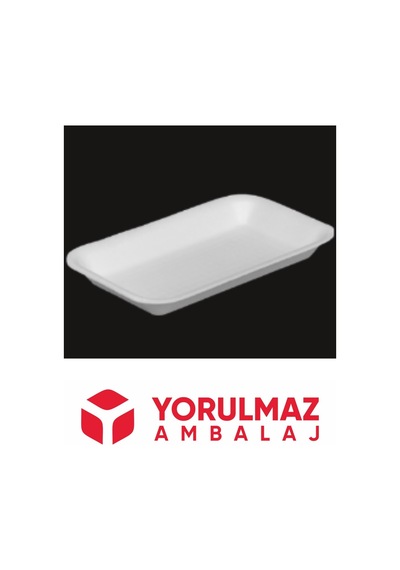 Yorulmaz Ambalaj Kullan At Köpük Tabak 2 KG 100 Adet