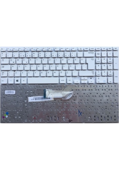 Samsung Uyumlu NP350E5C NP355V5C Notebook Klavye - Tuş Takımı / Beyaz - TR