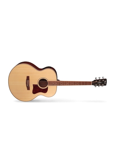 Cort Cj-medxnatw Elektro Akustik Gitar Jumbo Kasa - Çantalı