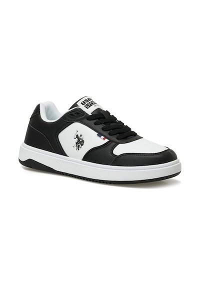 U.S. Polo Assn. Us Polo Assn. 102033398 Panoa 5pr Erkek Günlük Sneaker Siyah - Beyaz