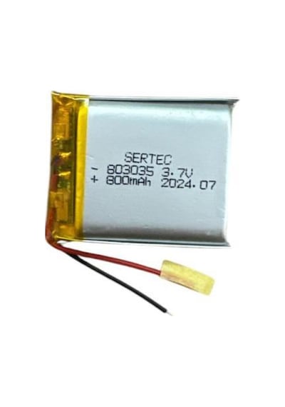 Sertec 803035 3.7v 800mah Li-polymer Pil