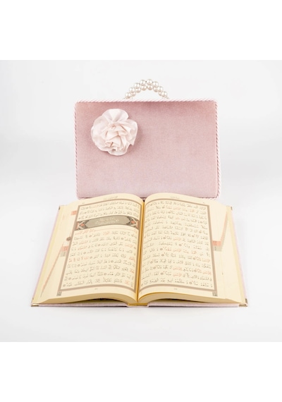 Çeyizlik Kutu Raşel Hediyelik Kuran Orta Boy, Pembe