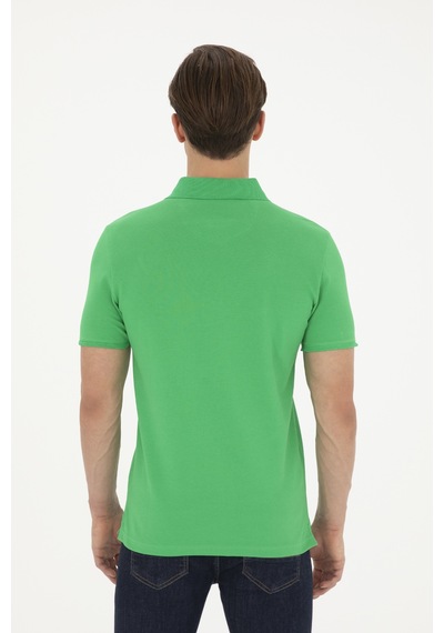 U.S. Polo Assn. Erkek Yeşil Basic Tişört 50279613-VR020