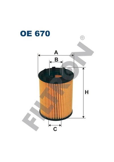 FILTRON OE670 Yağ Filtresi Doblo Linea Bravo Punto 1.3Jtd 1.4 Mjt Corsa Merıva Astra H 1.3TDCI