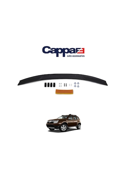 Cappafe Dacia Duster Ön Kaput Koruyucu Rüzgarlık 4Mm Abs 10-17 N11.34132