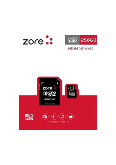 More Tr Zore 256 GB Micro SD Hafıza Kartı