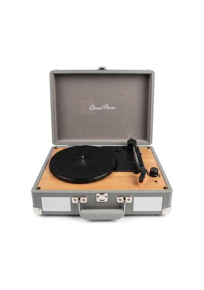 Lenco Classıc Phono Tt-20-gy- Hoparlörlü Bavul Tipi Pikap - Gri