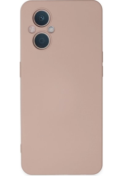 Lvsqvr Newface Oppo Reno 7 Lite Kılıf Nano İçi Kadife Silikon - Pudra