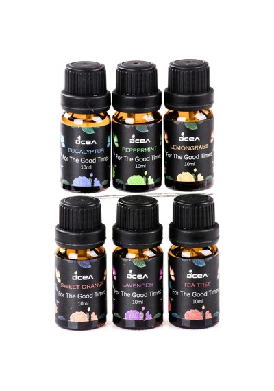 Mukko Home Aroma Therapy 6'li Set Doğal Buhurdanlik Yaği & Nemlendirici Yaği & Difüzör Standart