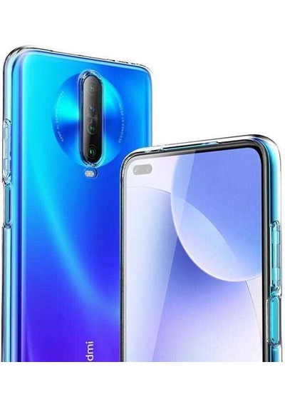 Ekılıf - Xiaomi Poco X2 Uyumlu Kılıf Şeffaf Soft Slim Fitt Süper Silikon Kapak - Şeffaf