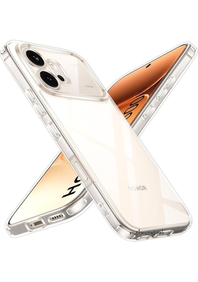 Honor 600 Kılıf Darbe Emici Korumalı Pürüzsüz Esnek Şeffaf Silikon