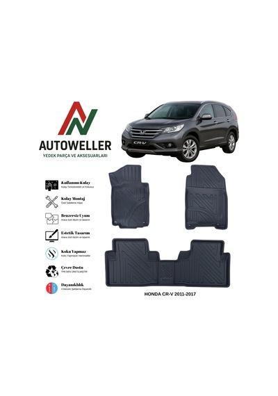 Honda Cr-v 2011-2017 Havuzlu Oto Paspas