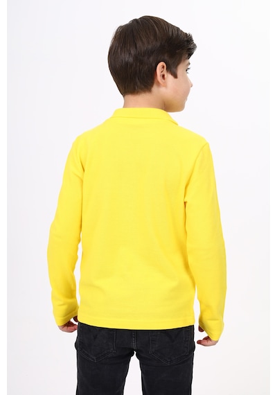 Toontoy Kids Toontoy Unisex Çocuk Nakışlı Tişört Sarı