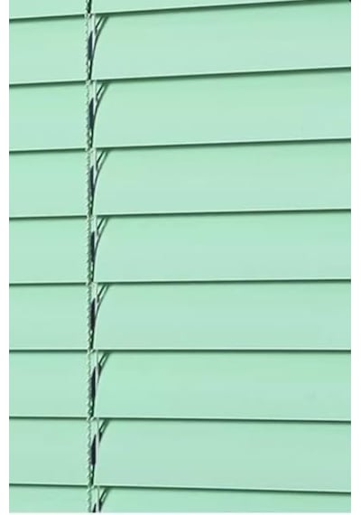 Mint Yeşili 25 Mm Metal Jaluzi Mint Yeşili
