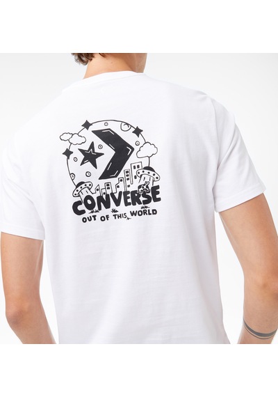 Converse Erkek Beyaz T-shirtcvm5t185